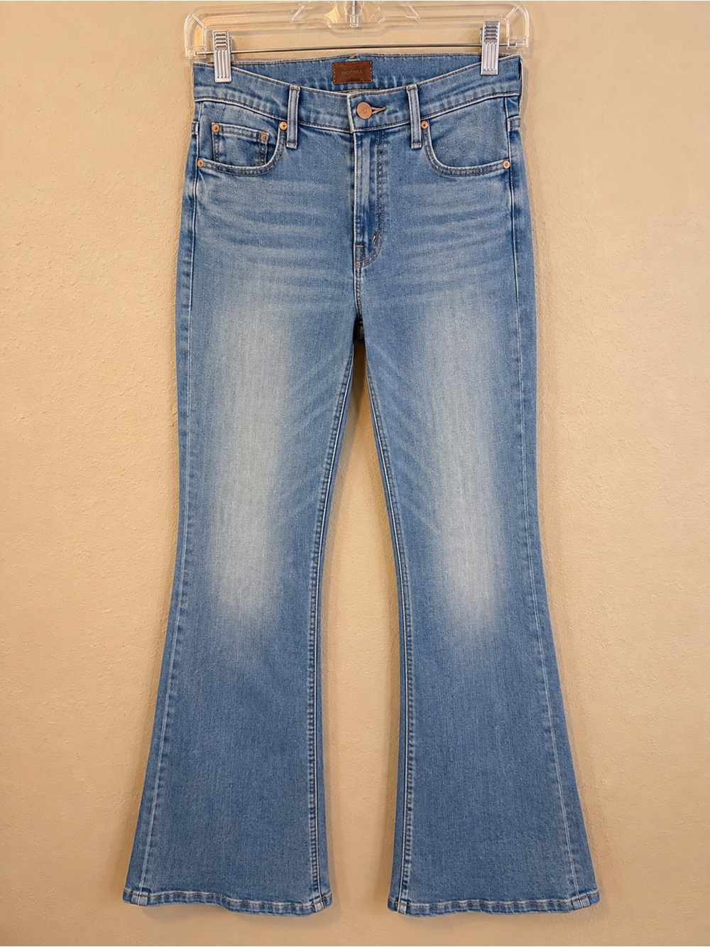 MOTHER Light Blue Flare Jeans for Women